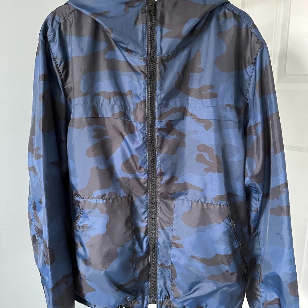 Coach mens jacket - blue camo - XL